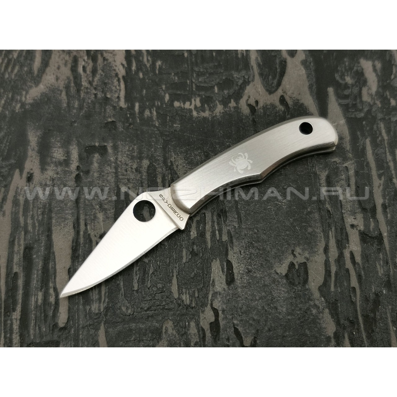Нож Spyderco Bug C133P сталь 420 рукоять Steel 410SS