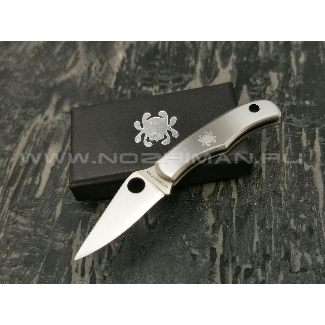 Нож Spyderco Bug C133P сталь 420 рукоять Steel 410SS