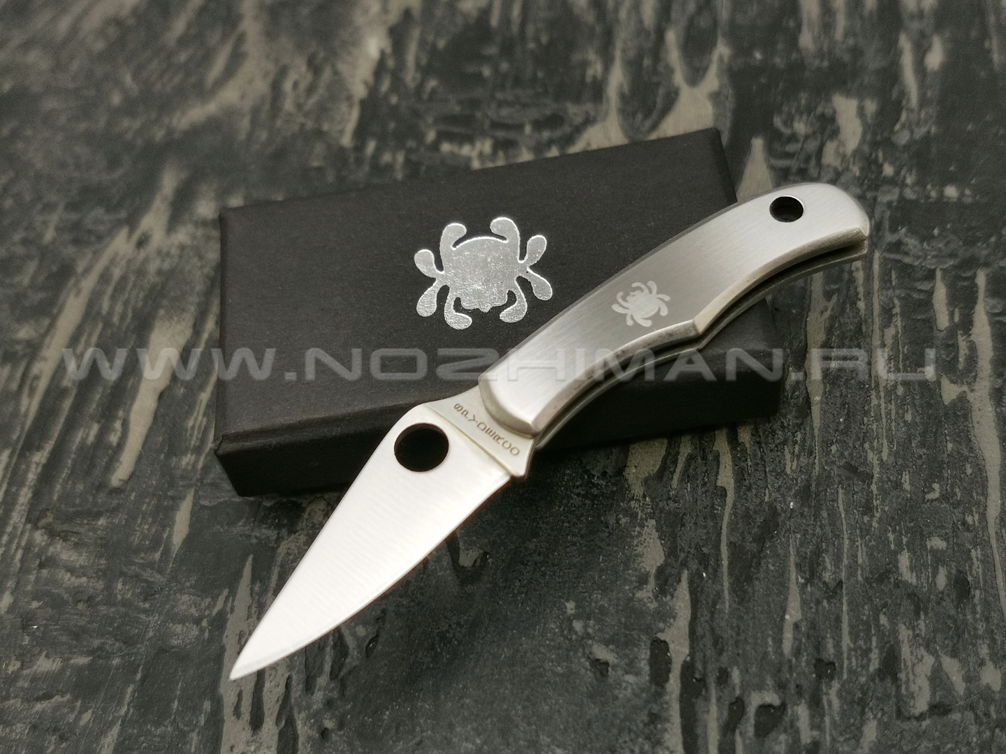Нож Spyderco Bug C133P сталь 420 рукоять Steel 410SS
