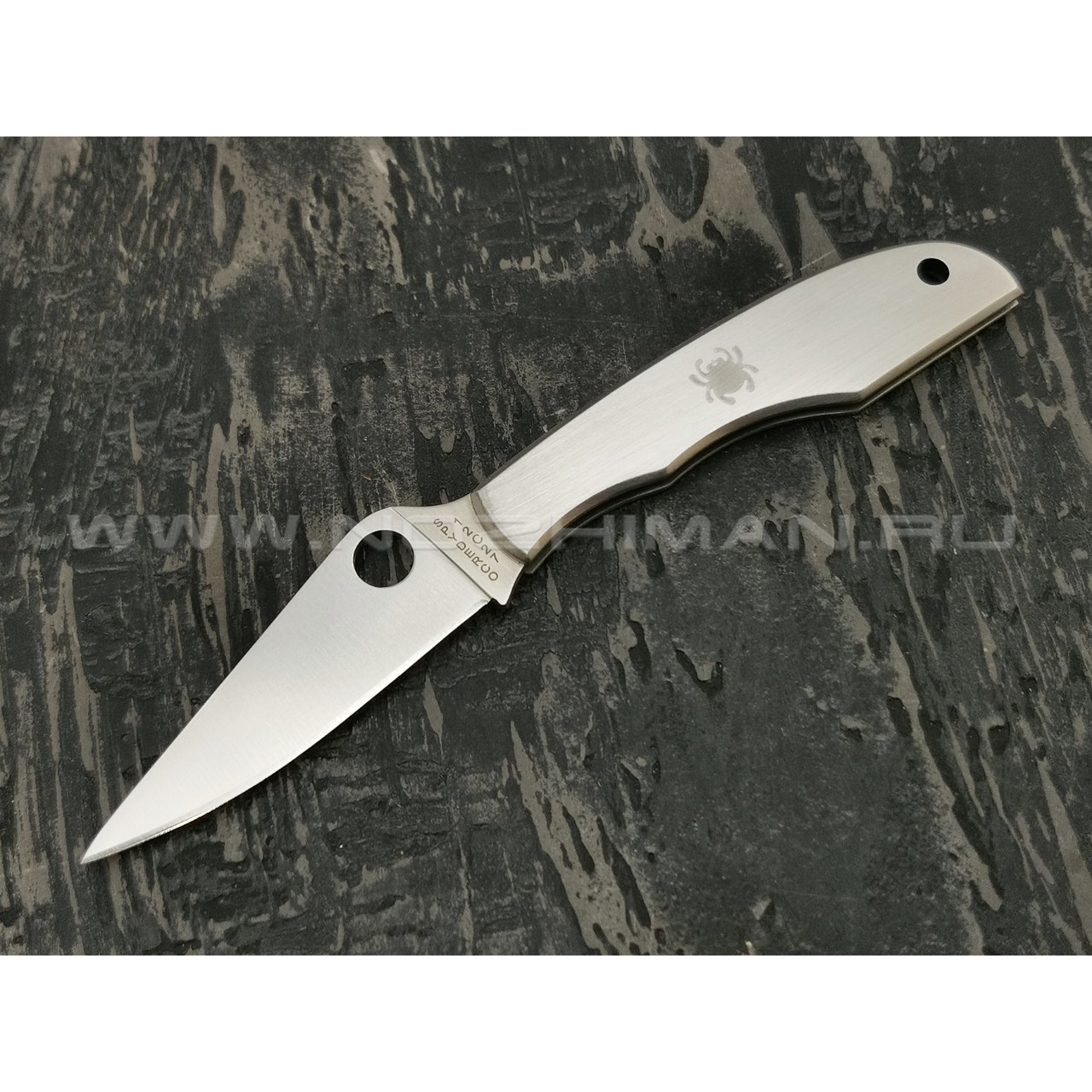 Нож Spyderco Grasshopper C138P сталь Sandvik 12C27 рукоять Steel 410SS