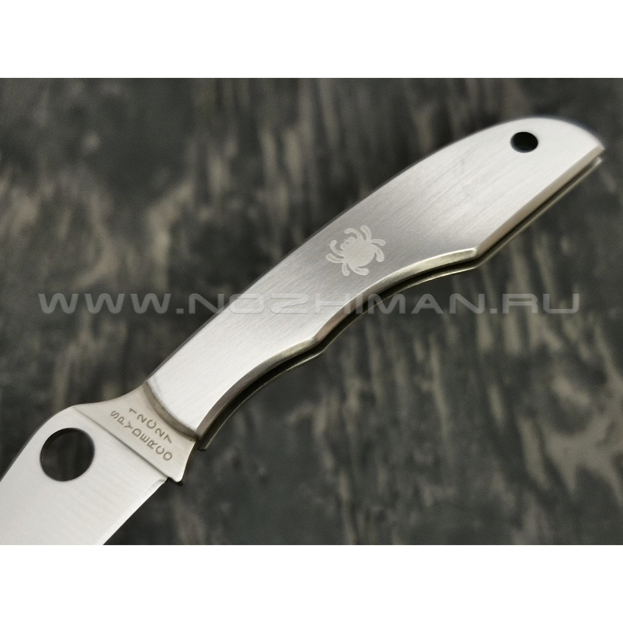 Нож Spyderco Grasshopper C138P сталь Sandvik 12C27 рукоять Steel 410SS