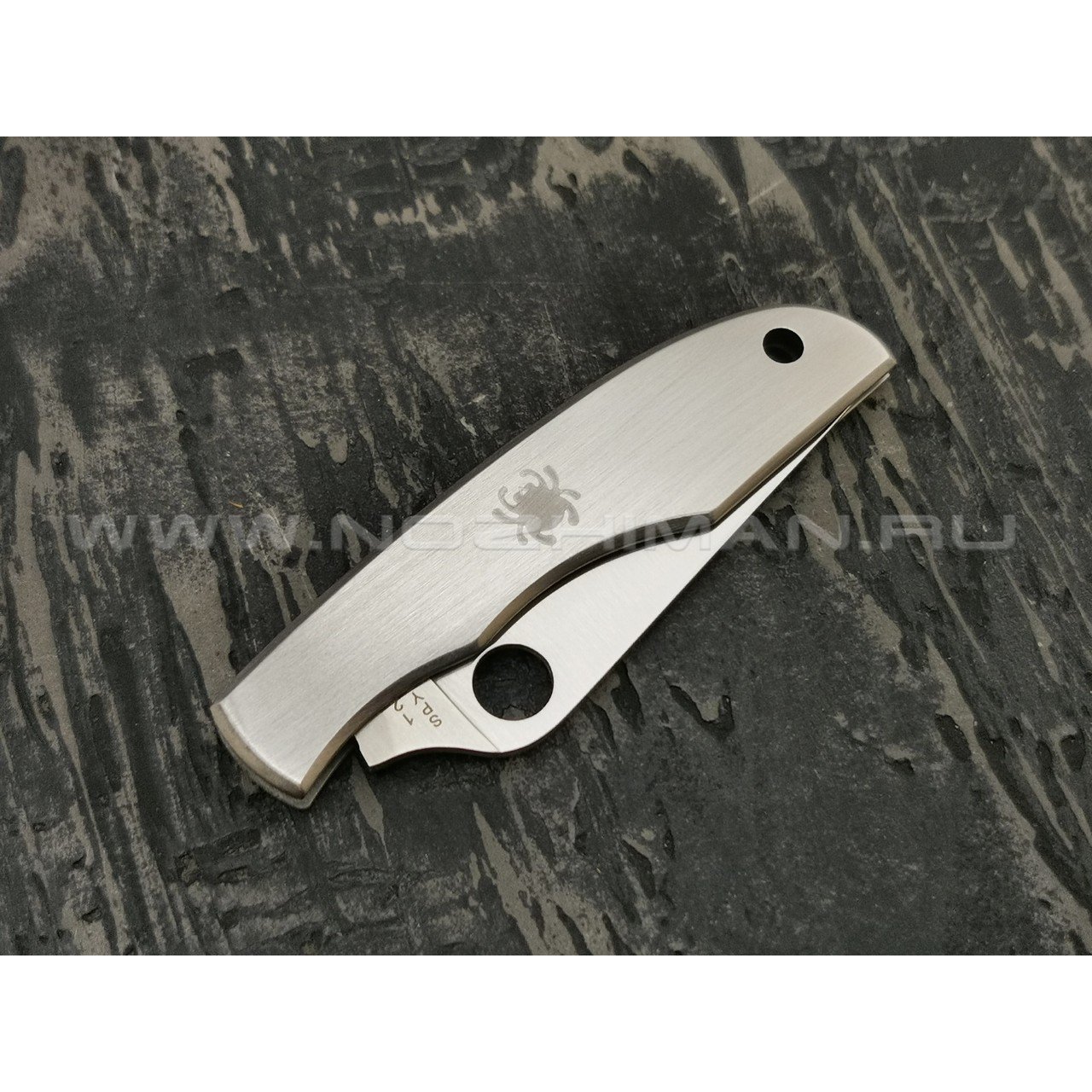 Нож Spyderco Grasshopper C138P сталь Sandvik 12C27 рукоять Steel 410SS