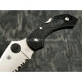 Нож Spyderco Dragonfly 2 C28SBK2 serrated, сталь VG-10 satin, рукоять FRN black