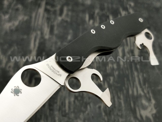Нож Spyderco Clipitool Standard C208GP, сталь 8Cr13Mov satin, рукоять G10 black