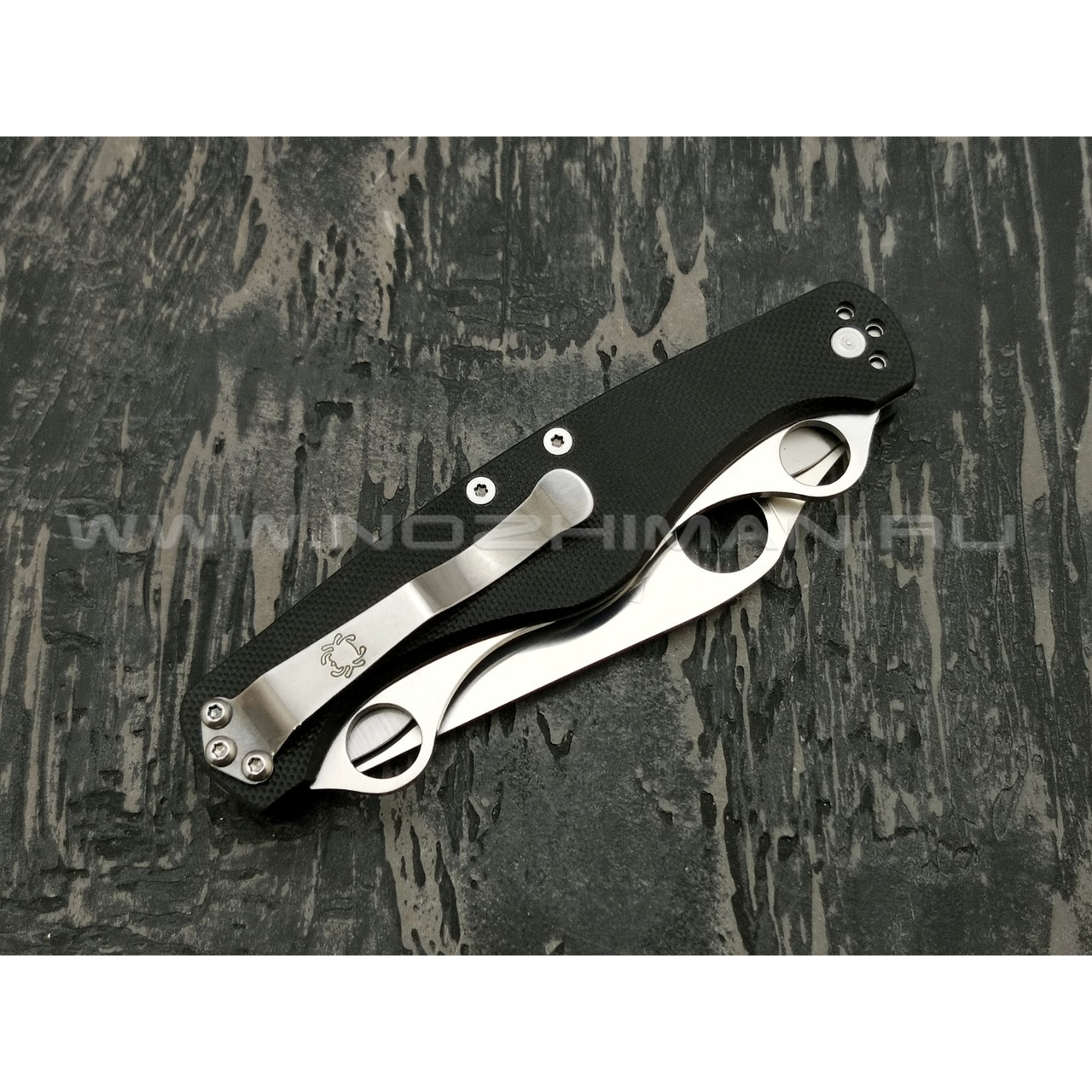 Нож Spyderco Clipitool Standard C208GP, сталь 8Cr13Mov satin, рукоять G10 black