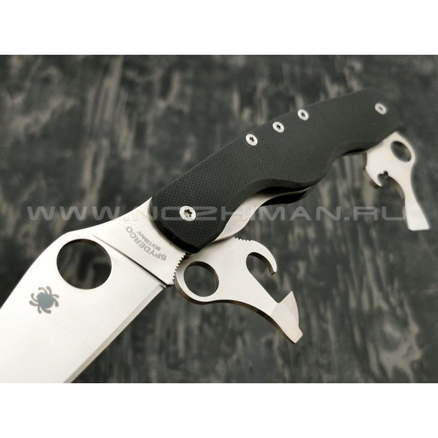 Нож Spyderco Clipitool Standard C208GP, сталь 8Cr13Mov satin, рукоять G10 black