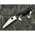 Нож Spyderco Clipitool Rescue C209GS, сталь 8Cr13Mov satin, рукоять G10 black