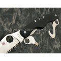 Нож Spyderco Clipitool Rescue C209GS, сталь 8Cr13Mov satin, рукоять G10 black