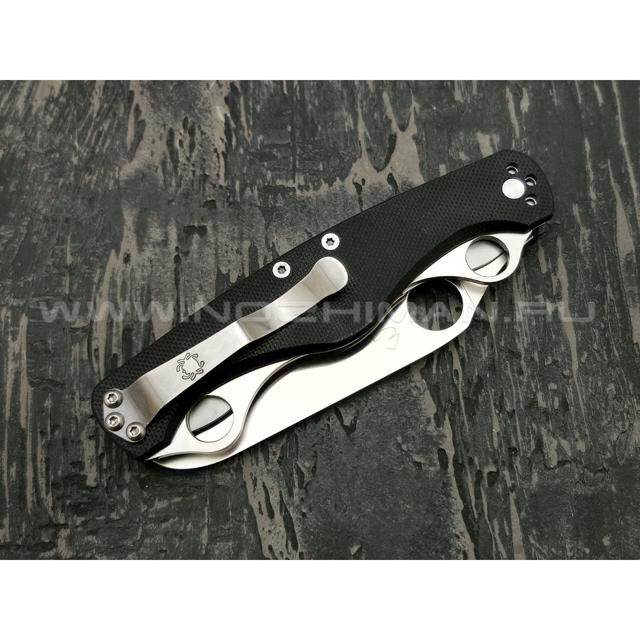 Нож Spyderco Clipitool Rescue C209GS, сталь 8Cr13Mov satin, рукоять G10 black
