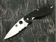 Нож Spyderco Emphasis PS C245GPS, сталь 8Cr13MoV satin, рукоять G10 black