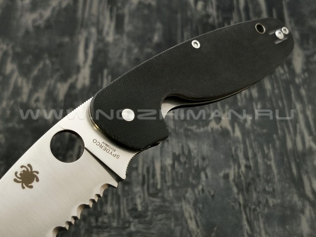 Нож Spyderco Emphasis PS C245GPS, сталь 8Cr13MoV satin, рукоять G10 black