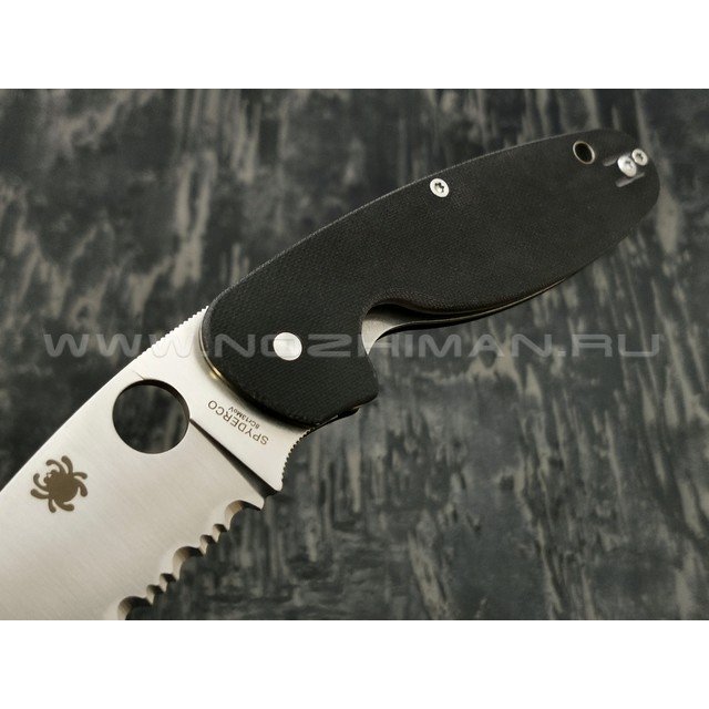 Нож Spyderco Emphasis PS C245GPS, сталь 8Cr13MoV satin, рукоять G10 black
