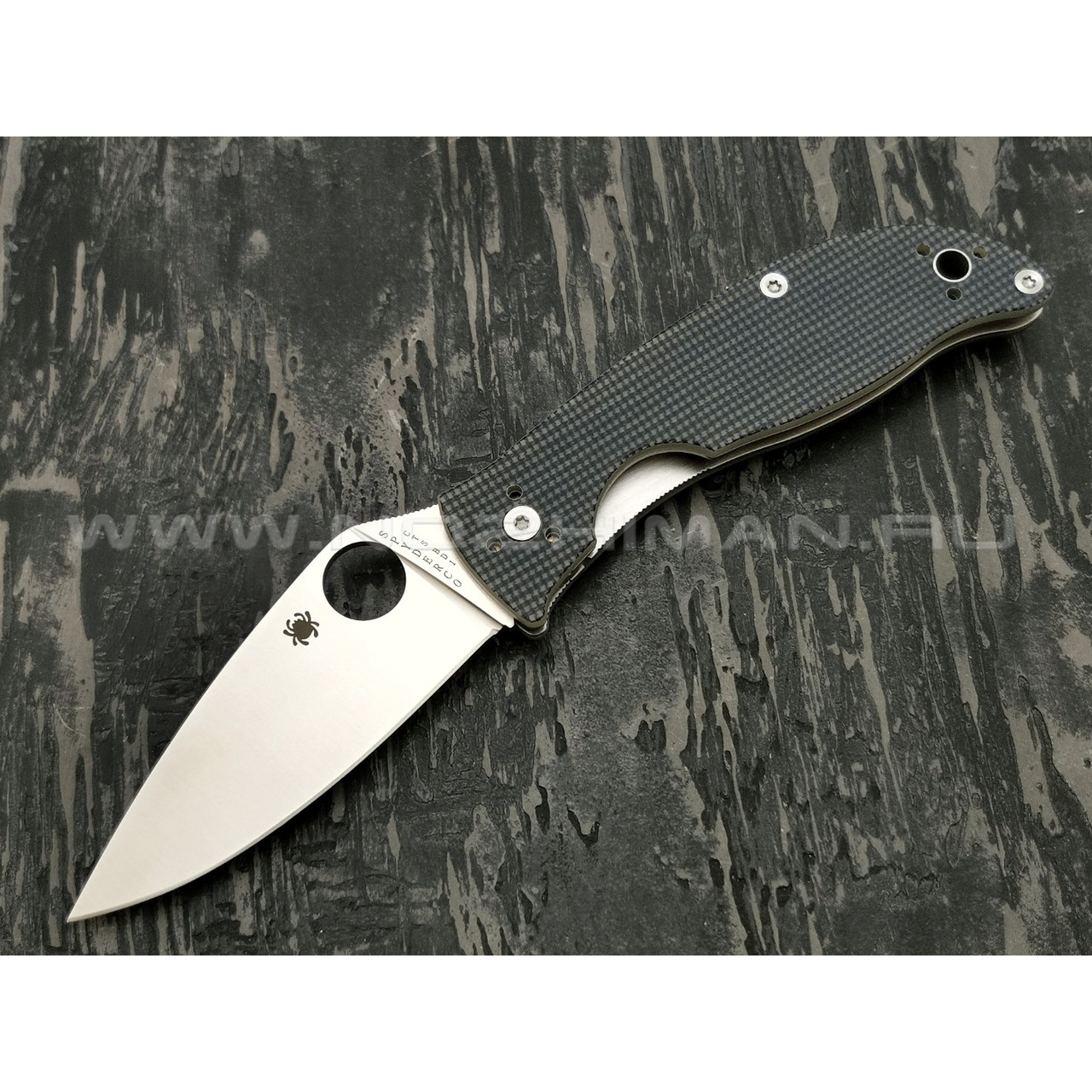 Нож Spyderco Polestar C220GPGY, сталь CTS-BD1 satin, рукоять G10 grey