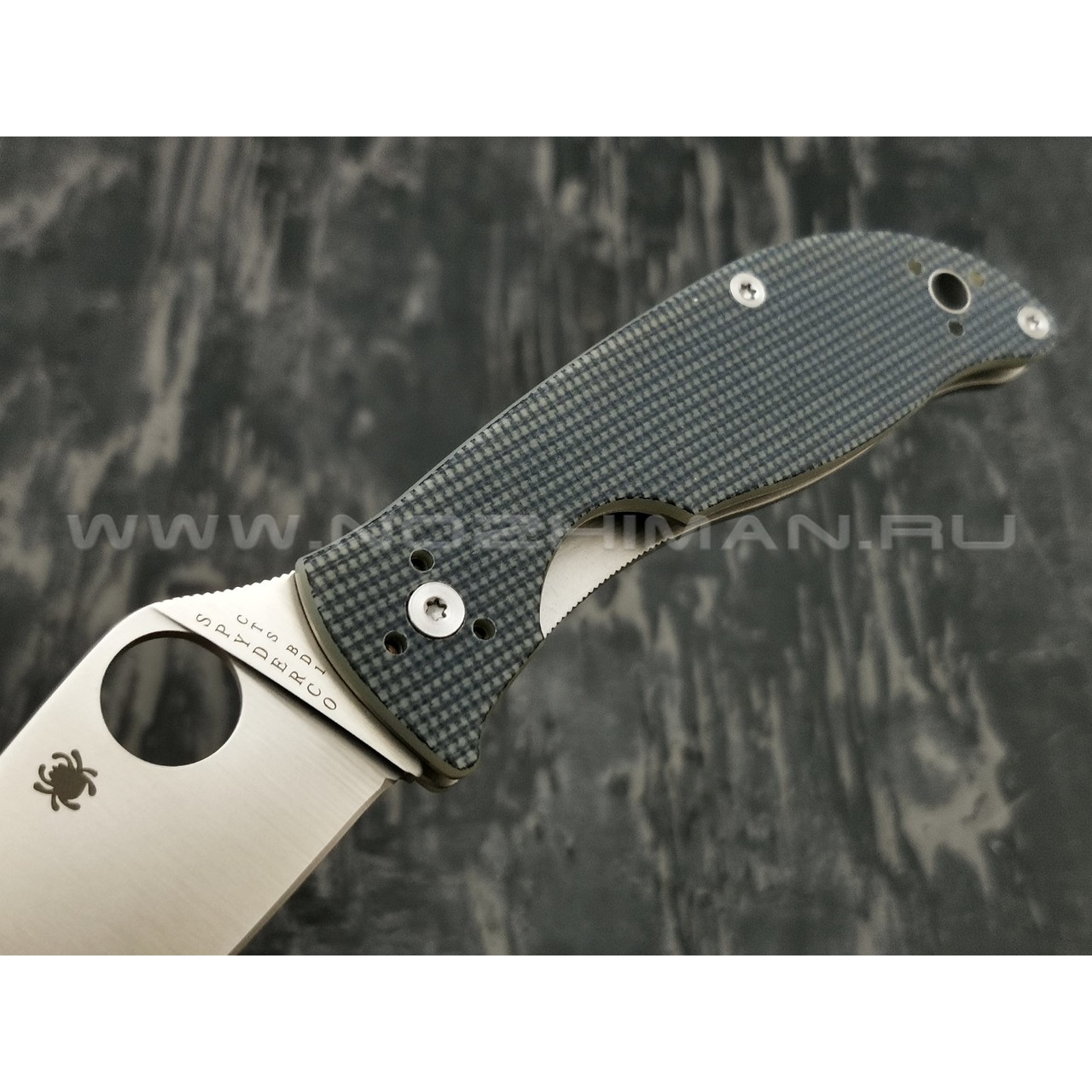 Нож Spyderco Polestar C220GPGY, сталь CTS-BD1 satin, рукоять G10 grey