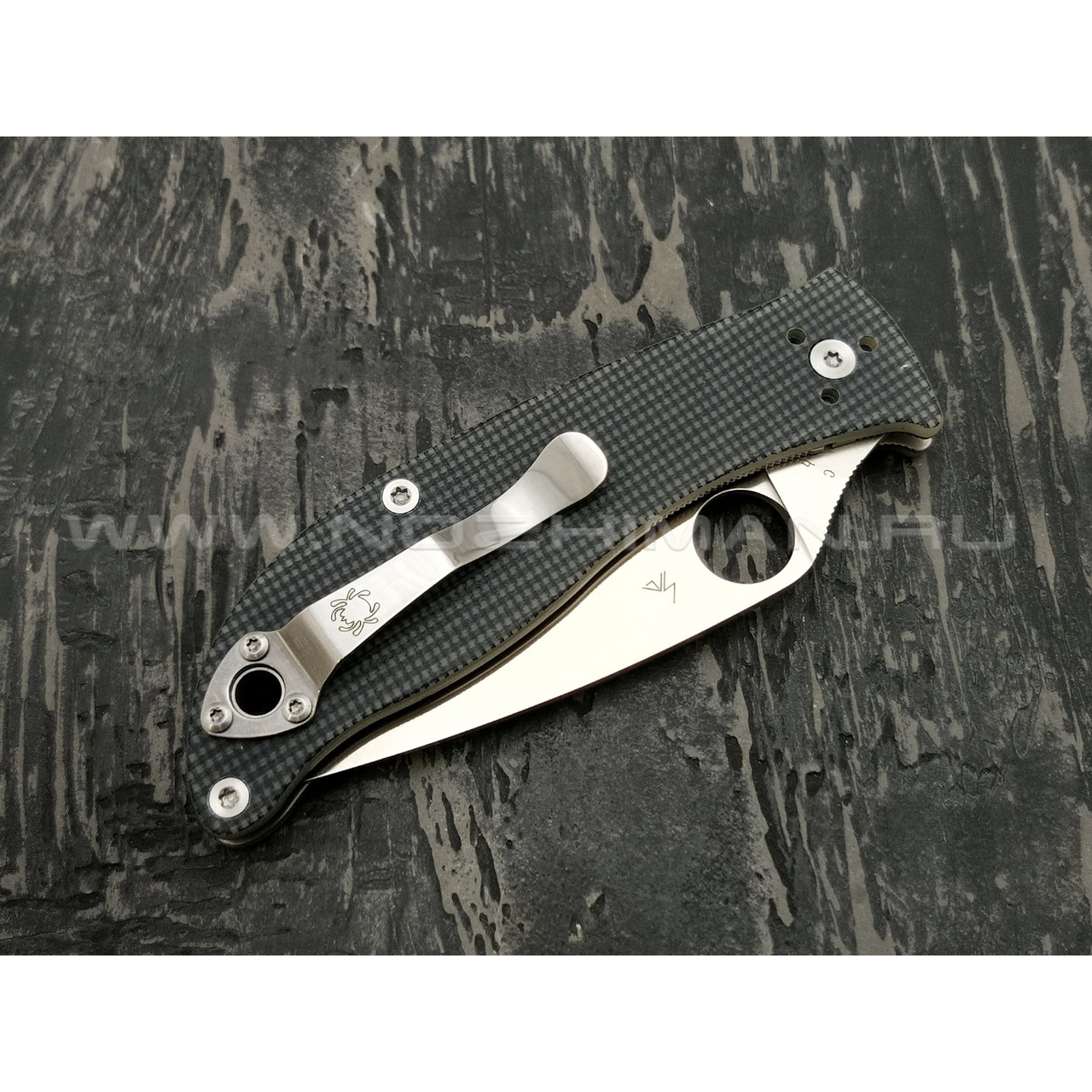 Нож Spyderco Polestar C220GPGY, сталь CTS-BD1 satin, рукоять G10 grey