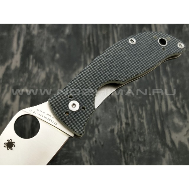 Нож Spyderco Alcyone C222GPGY, сталь CTS-BD1 satin, рукоять G10 grey