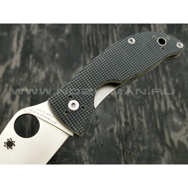 Нож Spyderco Alcyone C222GPGY, сталь CTS-BD1 satin, рукоять G10 grey