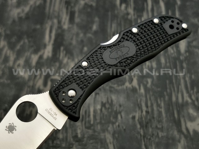 Нож Spyderco Endela Plain C243PBK, сталь VG-10 satin, рукоять FRN black
