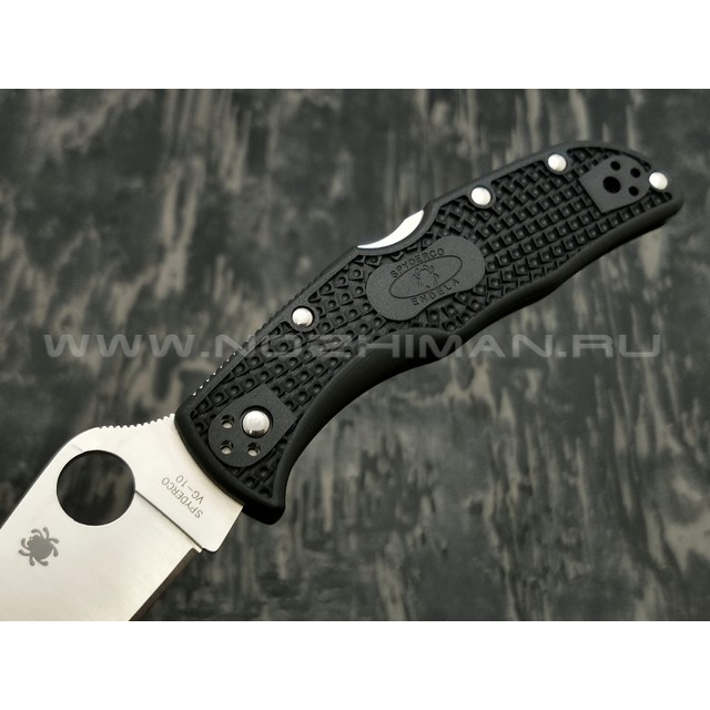 Нож Spyderco Endela Plain C243PBK, сталь VG-10 satin, рукоять FRN black