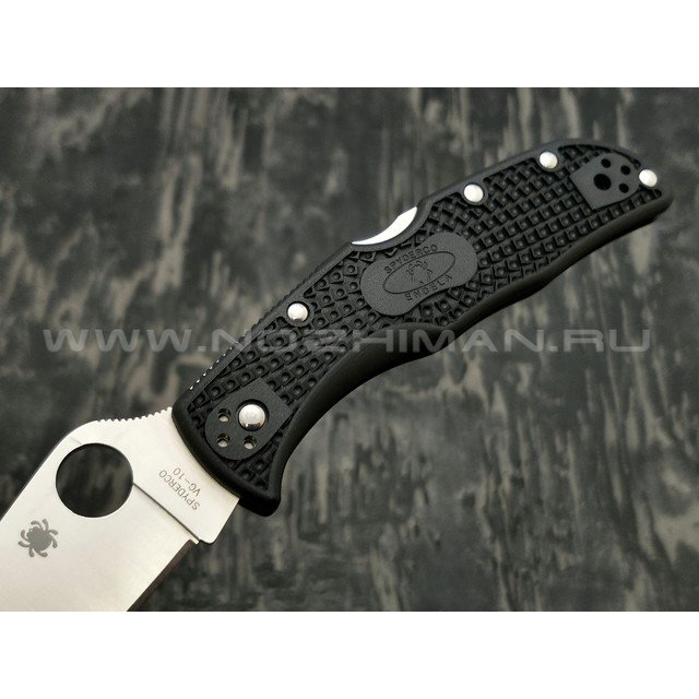 Нож Spyderco Endela Plain C243PBK, сталь VG-10 satin, рукоять FRN black