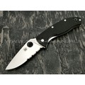 Нож Spyderco Tenacious PS C122GPS, сталь 8Cr13MoV satin, рукоять G10 black