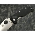 Нож Spyderco Tenacious PS C122GPS, сталь 8Cr13MoV satin, рукоять G10 black