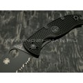 Нож Spyderco Tenacious PS C122PSBBK, сталь 8Cr13MoV black, рукоять FRN black Нож Spyderco Tenacious PS C122PSBBK, сталь 8Cr13MoV black, рукоять FRN black