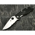 Нож Spyderco Tenacious PS C122PSBK, сталь 8Cr13MoV satin, рукоять FRN black