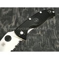 Нож Spyderco Tenacious PS C122PSBK, сталь 8Cr13MoV satin, рукоять FRN black