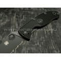 Нож Spyderco Tenacious Serrated C122SBBK, сталь 8Cr13MoV black, рукоять FRN black Нож Spyderco Tenacious Serrated C122SBBK, сталь 8Cr13MoV black, рукоять FRN black