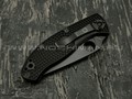 Нож Spyderco Tenacious Serrated C122SBBK, сталь 8Cr13MoV black, рукоять FRN black