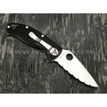 Нож Spyderco Tenacious Serrated C122SBK, сталь 8Cr13MoV satin, рукоять FRN black Нож Spyderco Tenacious Serrated C122SBK, сталь 8Cr13MoV satin, рукоять FRN black