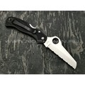 Нож Spyderco Rescue 79mm C45SBK, сталь VG-10 satin, рукоять FRN black