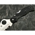 Нож Spyderco Rescue 79mm C45SBK, сталь VG-10 satin, рукоять FRN black
