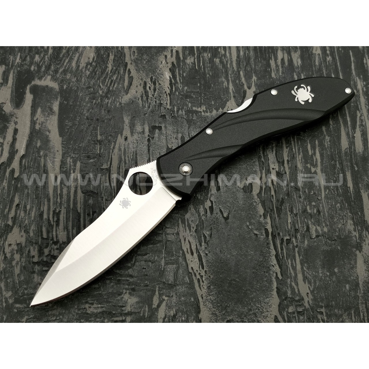 Нож Spyderco Centofante 3 C66PBK3, сталь VG-10 satin, рукоять FRN black
