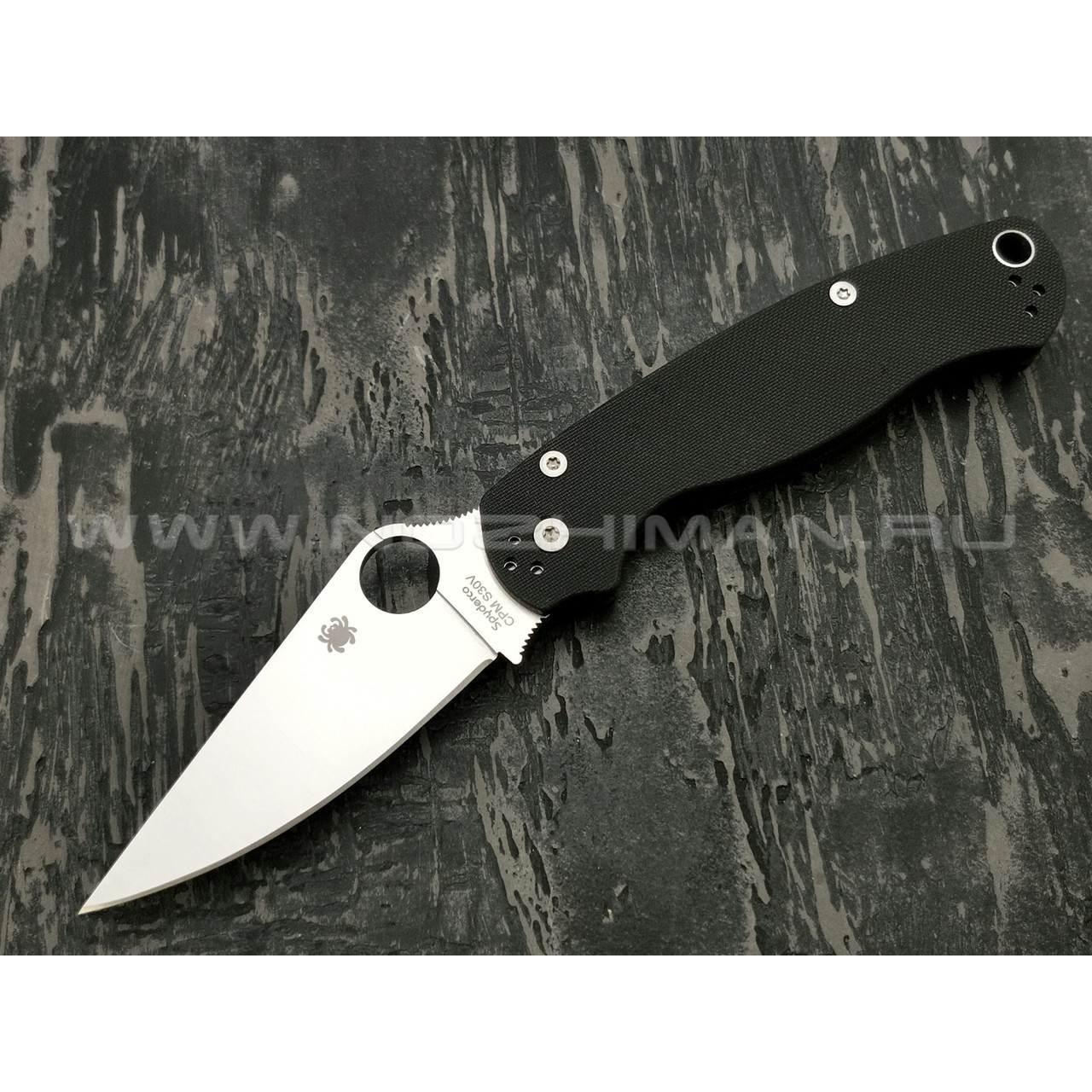 Нож Spyderco Para Military 2 C81GP2, сталь CPM S30V, рукоять G10 black