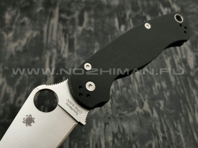 Нож Spyderco Para Military 2 C81GP2, сталь CPM S30V, рукоять G10 black