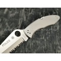 Нож Spyderco Police Serrated C07S, сталь VG-10 satin, рукоять Steel 410SS