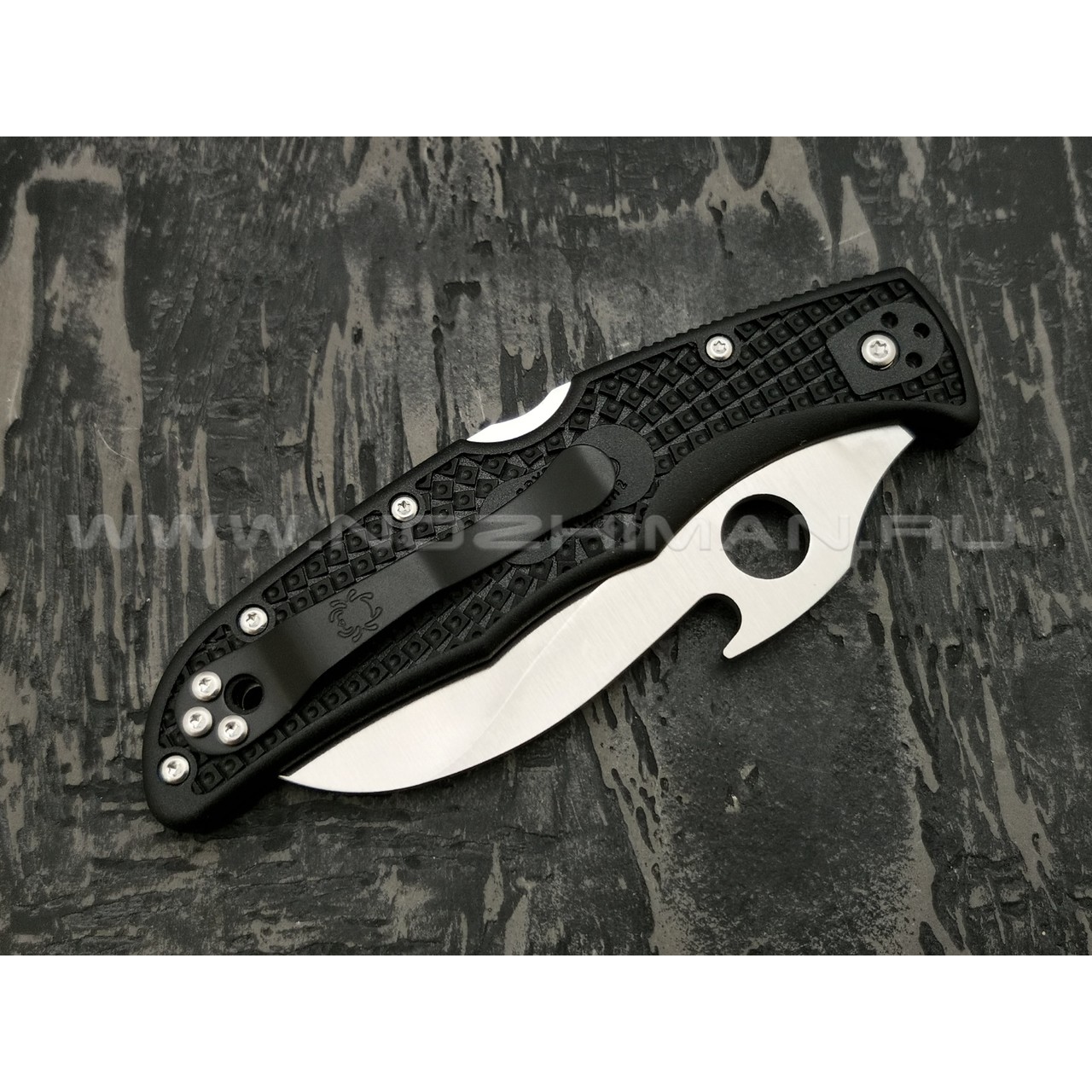 Нож Spyderco Matriarch 2 Emerson C12SBK2W, сталь VG-10 satin, рукоять FRN black