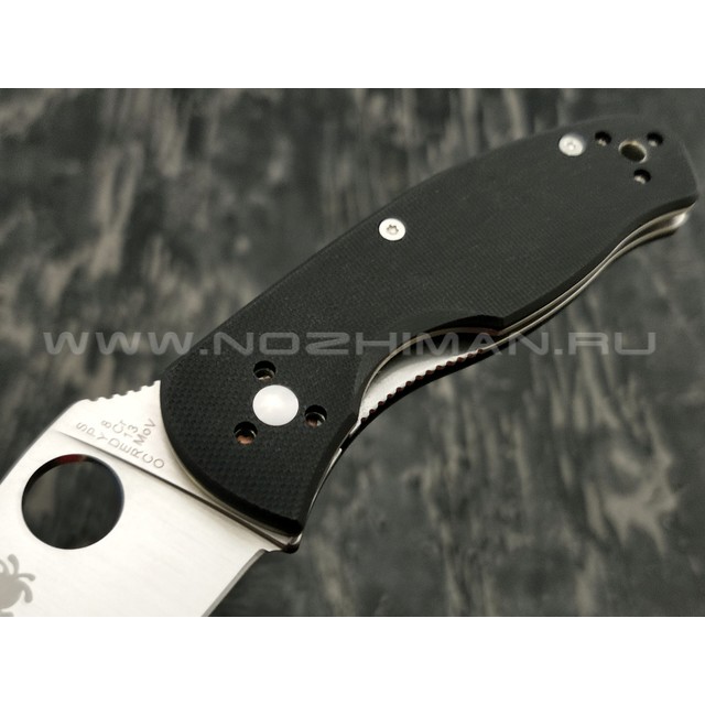 Нож Spyderco Persistence C136GP, сталь 8Cr13MoV satin, рукоять G10 black