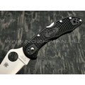 Нож Spyderco Delica 4 plain C11FPBK, сталь VG-10 satin, рукоять FRN black