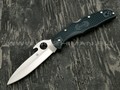 Нож Spyderco Endura 4 Emerson Plain Edge C10PGYW, сталь VG-10 satin, рукоять FRN grey