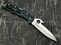 Нож Spyderco Endura 4 Emerson Plain Edge C10PGYW, сталь VG-10 satin, рукоять FRN grey