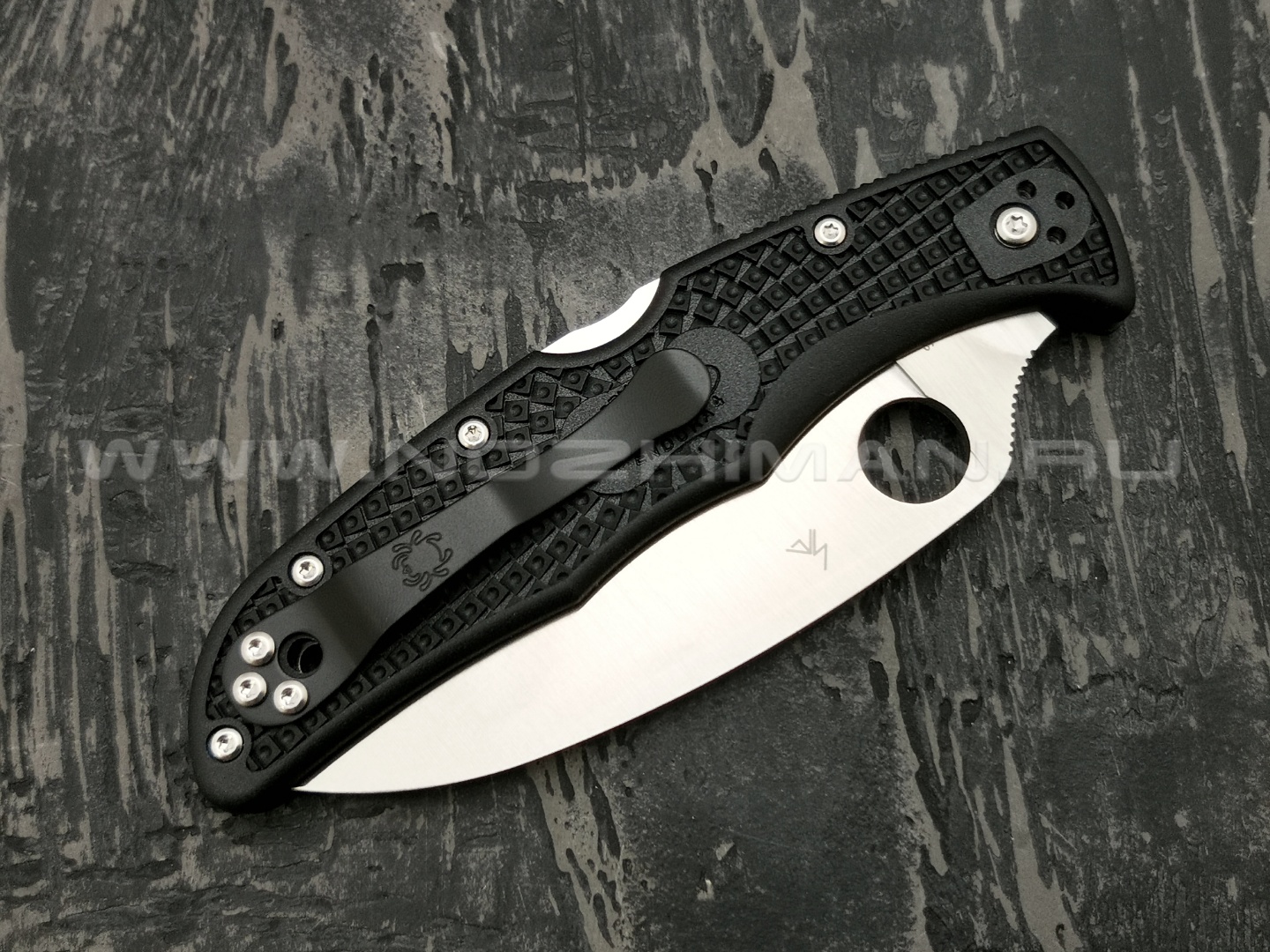Нож Spyderco Endura 4 Wharncliffe C10FPWCBK, сталь VG-10 satin, рукоять FRN black