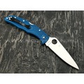 Нож Spyderco Endura 4 Flat Ground Blue C10FPBL, сталь VG-10 satin, рукоять FRN Blue