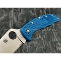 Нож Spyderco Endura 4 Flat Ground Blue C10FPBL, сталь VG-10 satin, рукоять FRN Blue