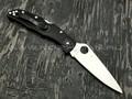 Нож Spyderco Endura 4 Flat Ground Black C10FPBK, сталь VG-10 satin, рукоять FRN Black