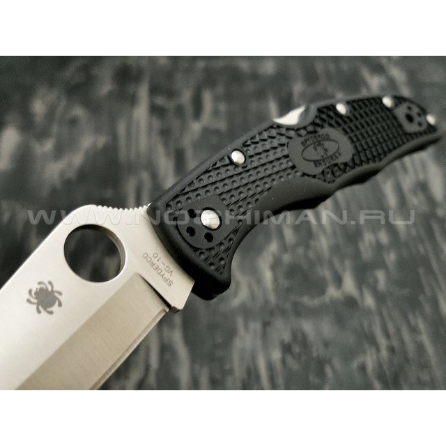 Нож Spyderco Endura 4 Plain Edge C10PBK, сталь VG-10 satin, рукоять FRN Black