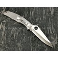 Нож Spyderco Endura 4 Stainless Serrated C10S, сталь VG-10 satin, рукоять Stainless Steel Нож Spyderco Endura 4 Stainless Serrated C10S, сталь VG-10 satin, рукоять Stainless Steel