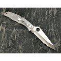 Нож Spyderco Endura 4 Stainless Serrated C10S, сталь VG-10 satin, рукоять Stainless Steel